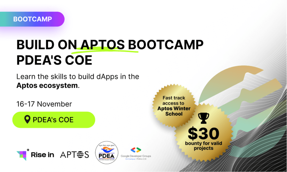  Build on Aptos Bootcamp - PDEA's COE