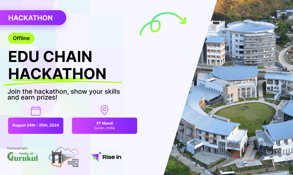  EDU Chain Hackathon Offline - IIT Mandi