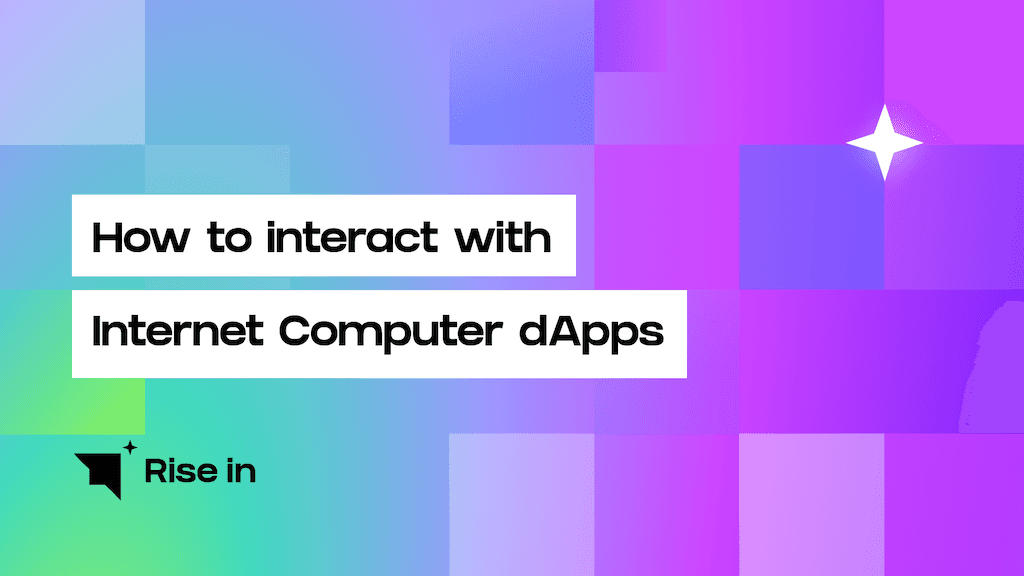 How to Interact with Internet Computer dApps