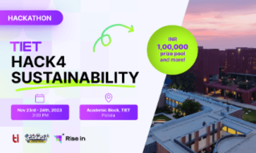 Thapar Hack4Sustainibility Hackathon